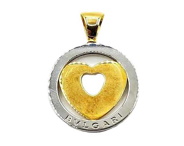 ブルガリ買取 750YG/SS トンドハート ペンダントトップ